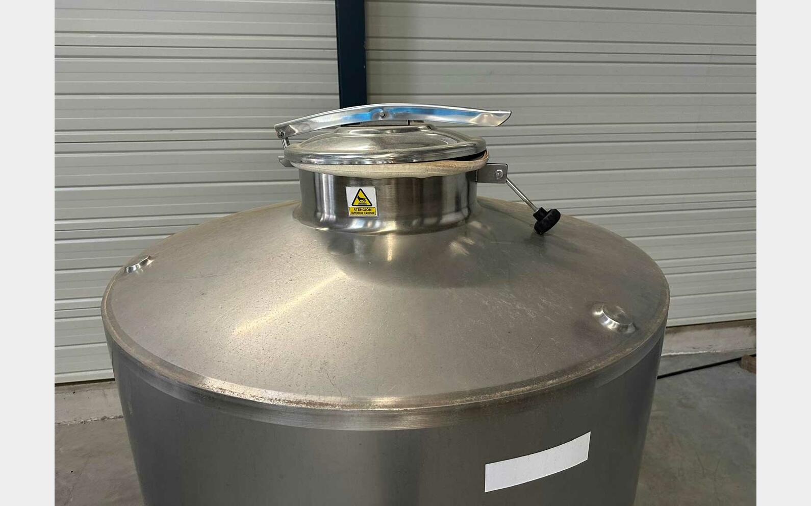 Cuve inox 304 isol&eacute;e et thermor&eacute;gul&eacute;e 10 HL (1 000 litres) CESPEDES