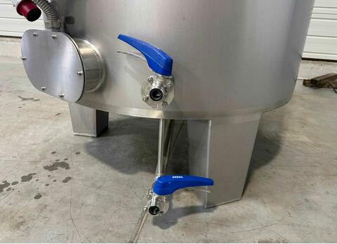 Cuve inox 304 isolée et thrtmorégulée - Cuve chauffante alimentaire