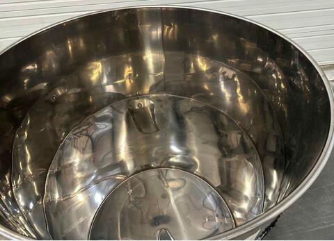 Cuve inox 304 ouverte fond bombé - Cuve de stockage alimentaire
