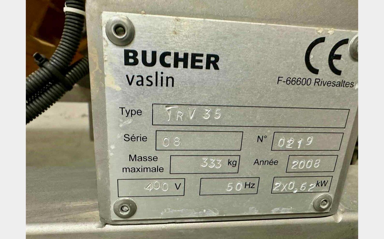 Table de tri vibrante mod&eacute;le TRV 35 BUCHER VASLIN