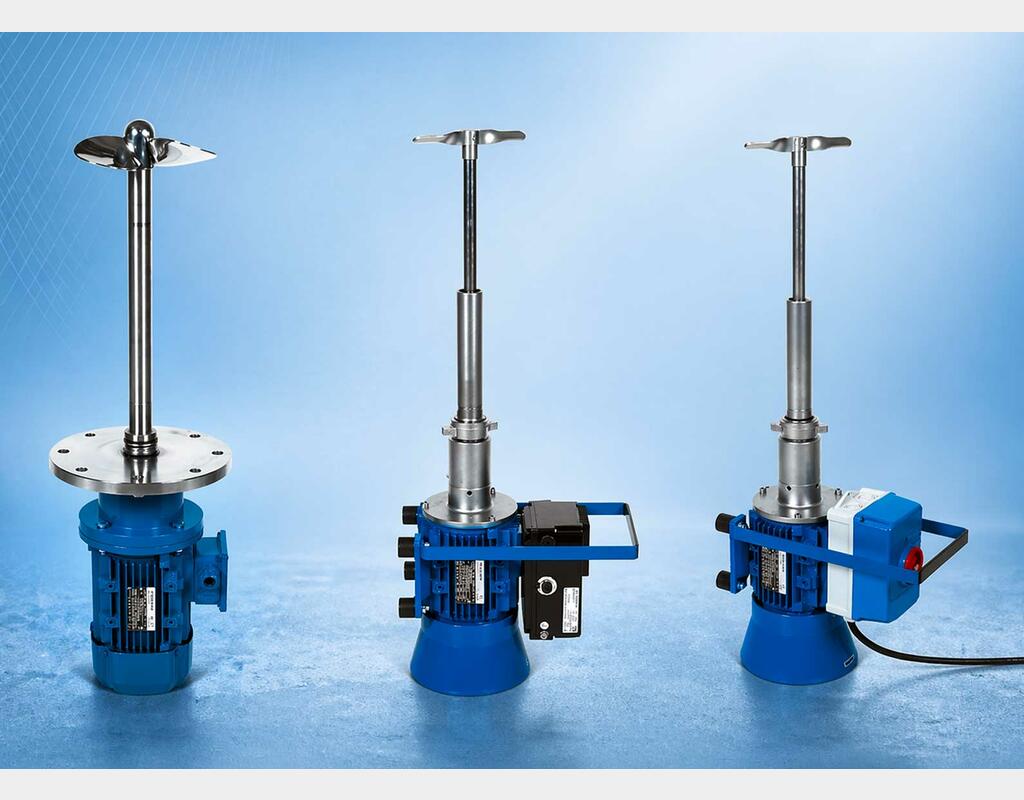 Agitateur &agrave; h&eacute;lice bas de cuve