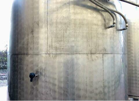 Cuve inox 304 thermorégulée sur pieds - Cuve alimentaire de stockage