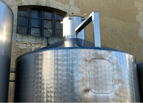 Cuve inox 304 thermorégulée sur pieds - Cuve alimentaire de stockage
