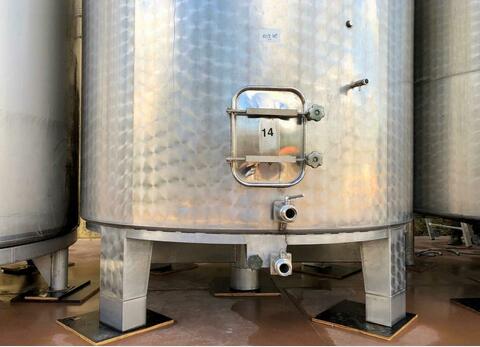 Cuve inox 304 sur pieds 109 HL (10 900 litres)