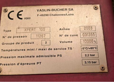 BUCHER XPERT 100 wine press BUCHER