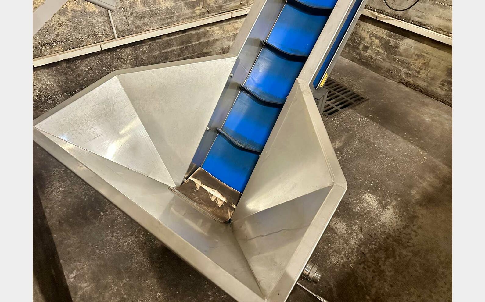 304 stainless steel slatted conveyor belt FAVRIN