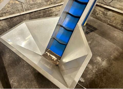 304 stainless steel slatted conveyor belt FAVRIN