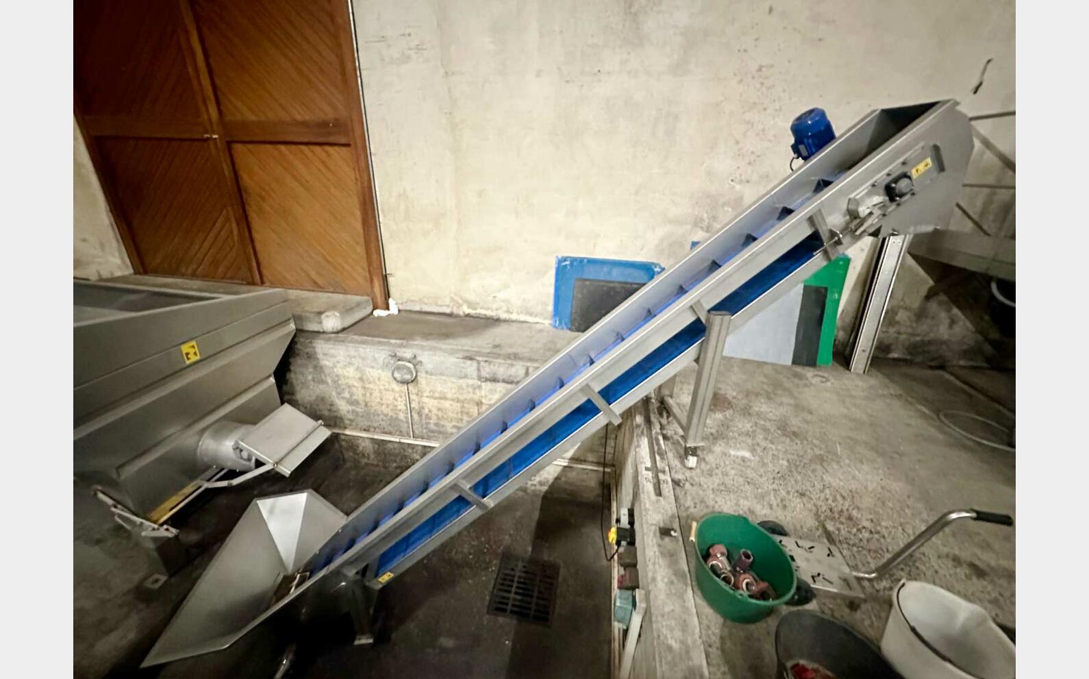 304 stainless steel slatted conveyor belt FAVRIN