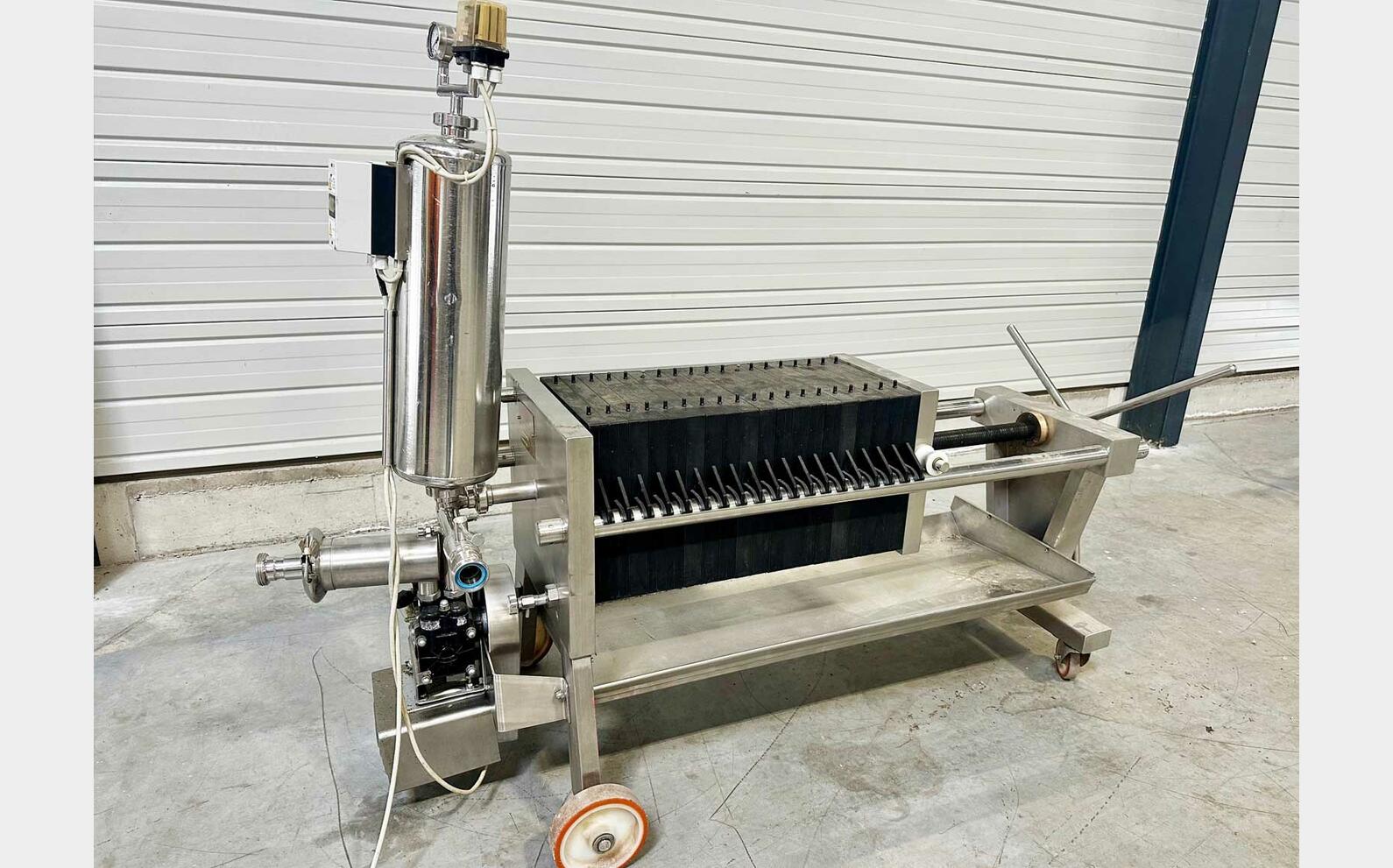 Stainless steel filter press - 40 x 40 VELO