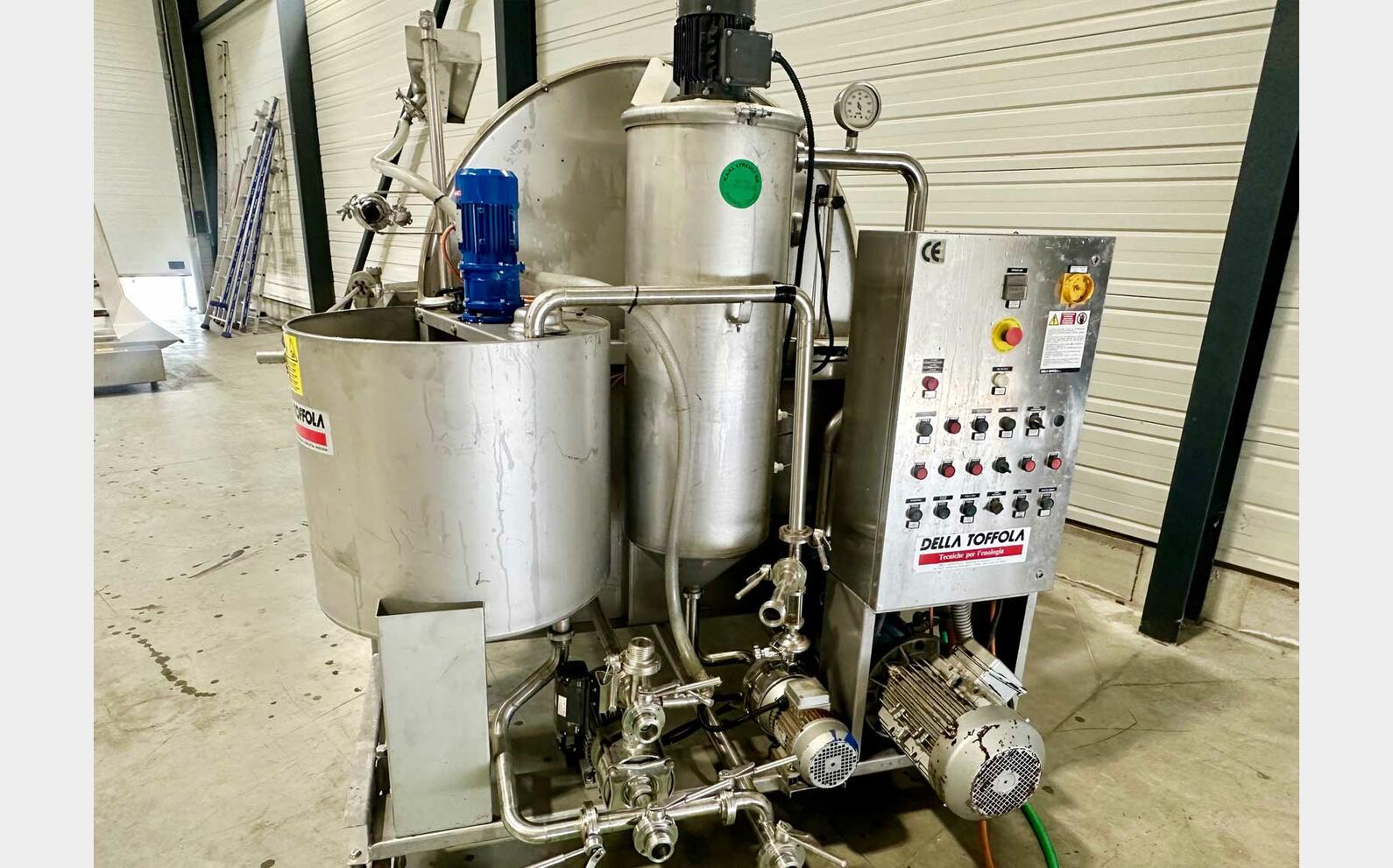 6m&sup2; rotary vacuum filter DELLA TOFFOLA