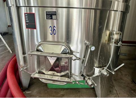 304 stainless steel tank with temperature-controlled floating lid 86 HL (8,600 litres) AGRIFOY