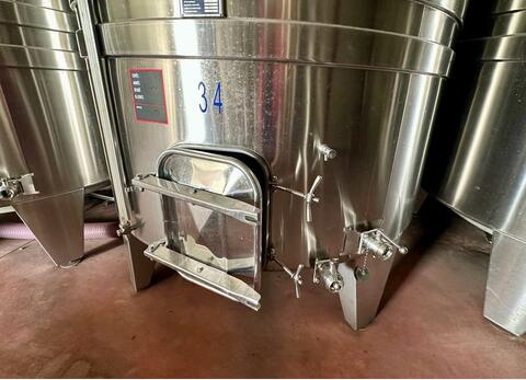 Cuve inox 304 thermor&eacute;gul&eacute; sur pieds 86 HL (8 600 litres) AGRIFOY