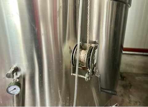 Cuve inox 304 chapeau flottant thermor&eacute;gul&eacute; 86 HL (8 600 litres) AGRIFOY