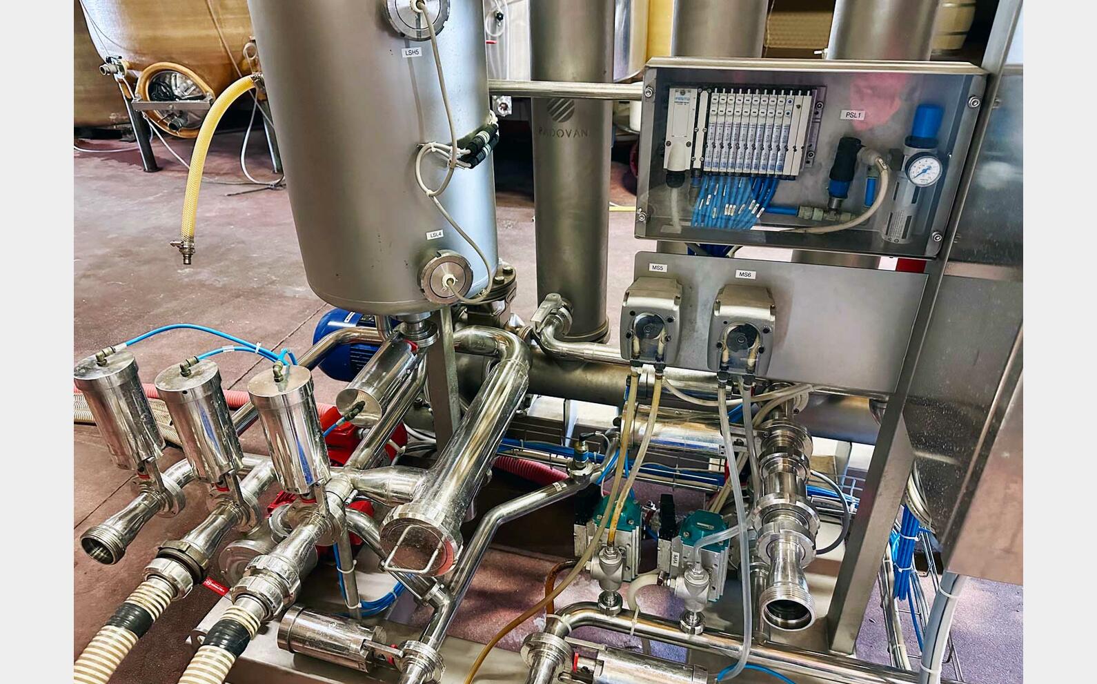 Filtre tangentiel &agrave; membranes 40hls/heure TMCI Padovan