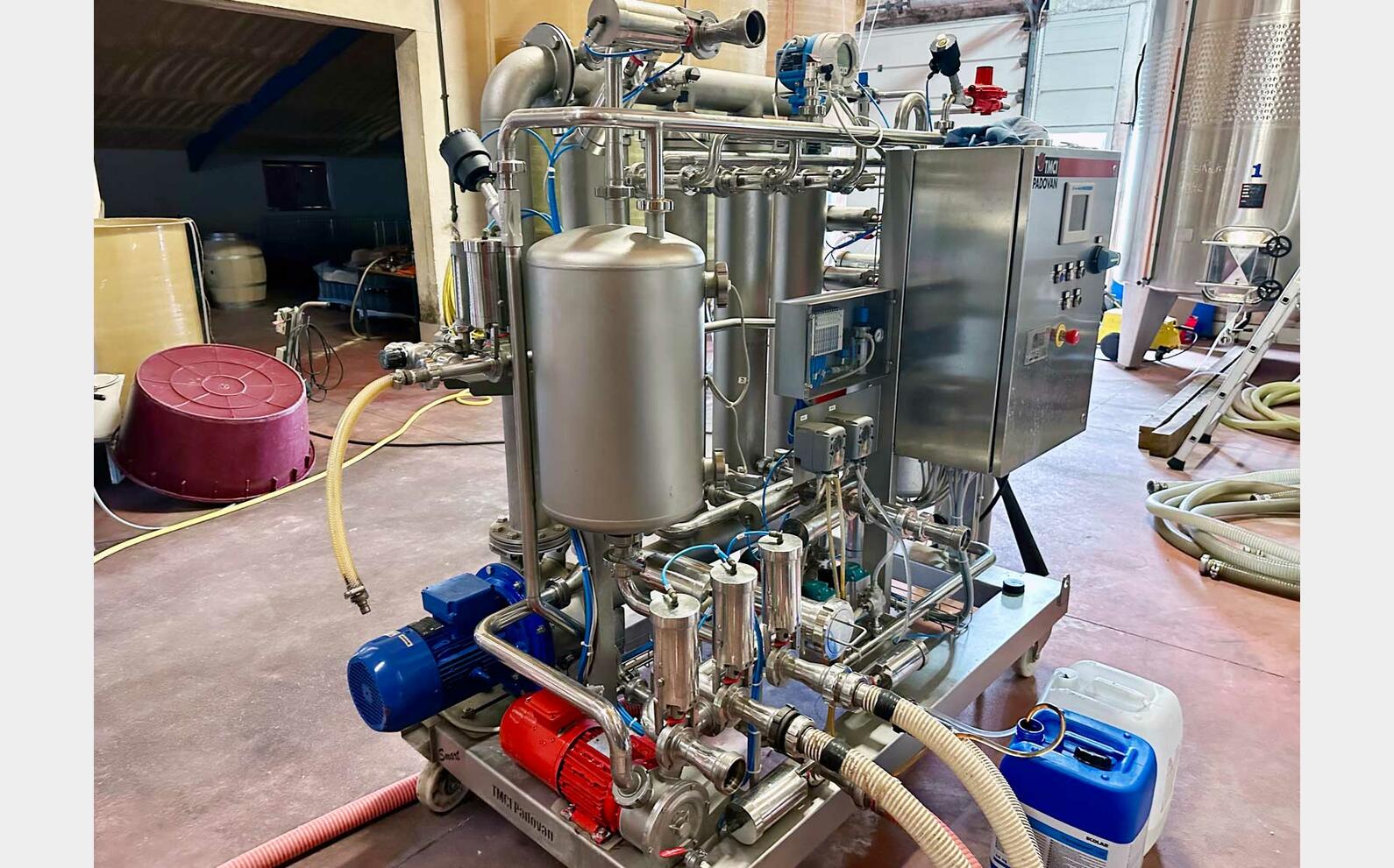 Filtre tangentiel &agrave; membranes 40hls/heure TMCI Padovan
