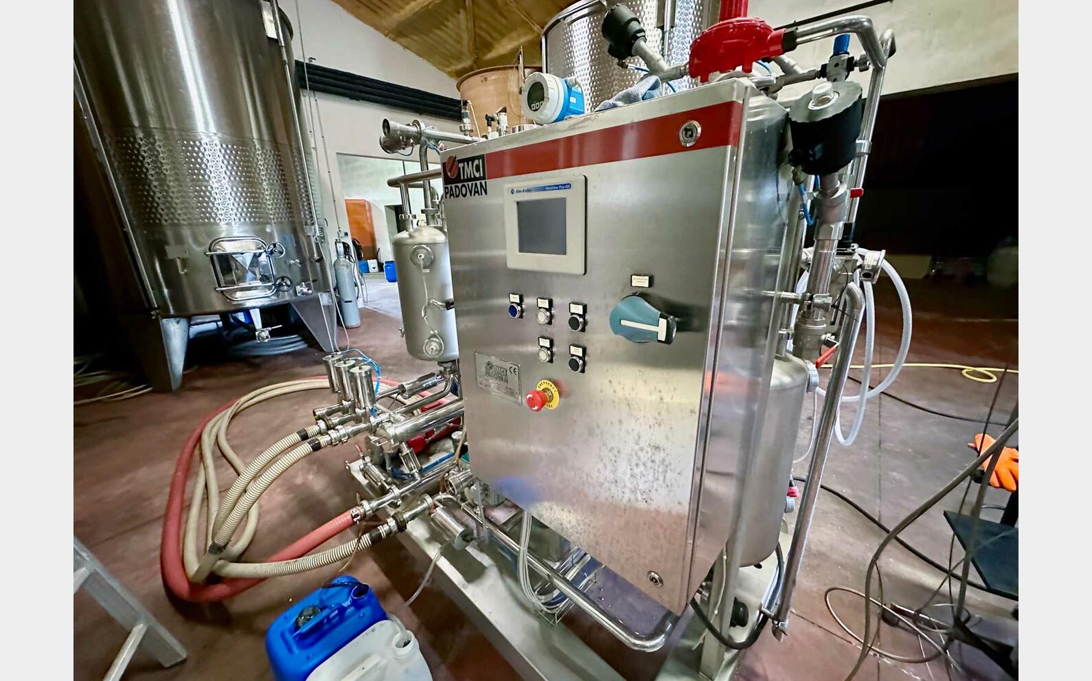 Filtre tangentiel &agrave; membranes 40hls/heure TMCI Padovan