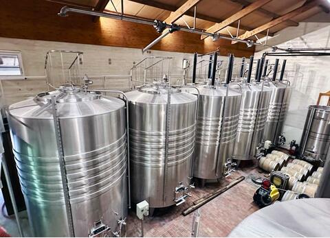 Temperature-controlled 316 stainless steel tank 220 HL (22,200 litres) PIERRE GUERIN