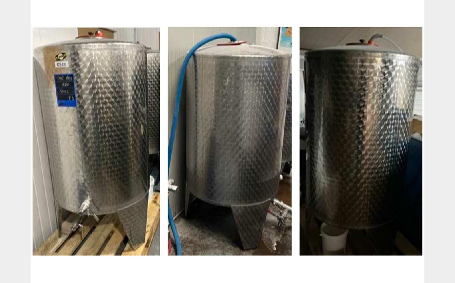 304 stainless steel tank with conical base on legs 5.25 HL (525 litres) SPEIDEL