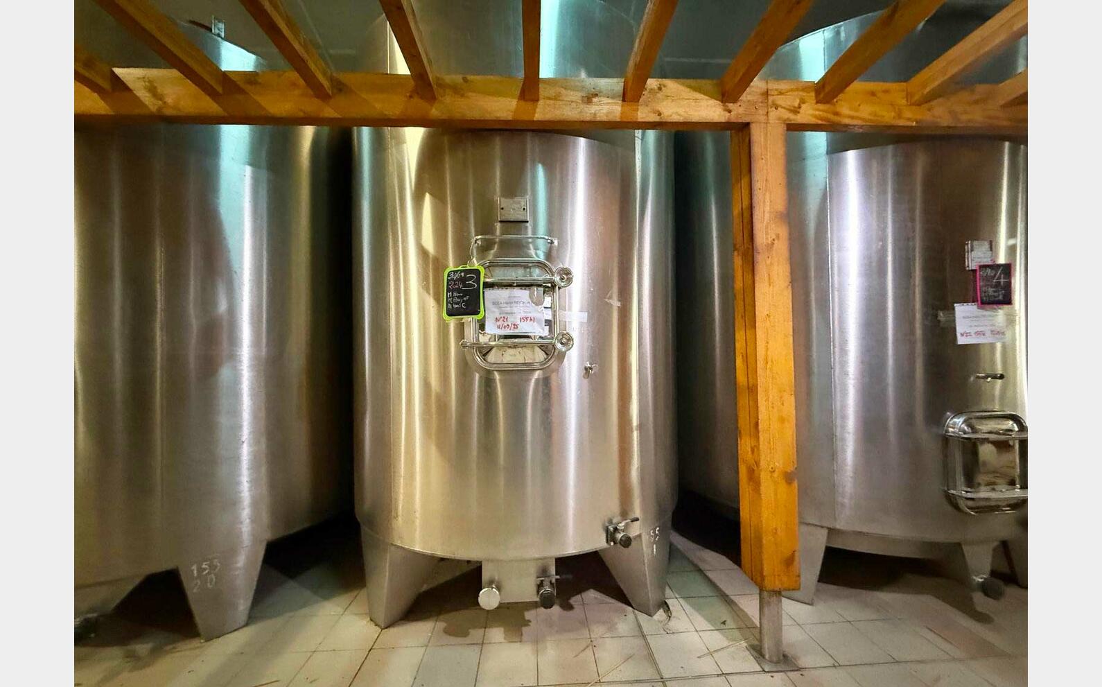 Cuve inox - Fond conique avec boitard 155 HL (15 500 litres) RURALINOX