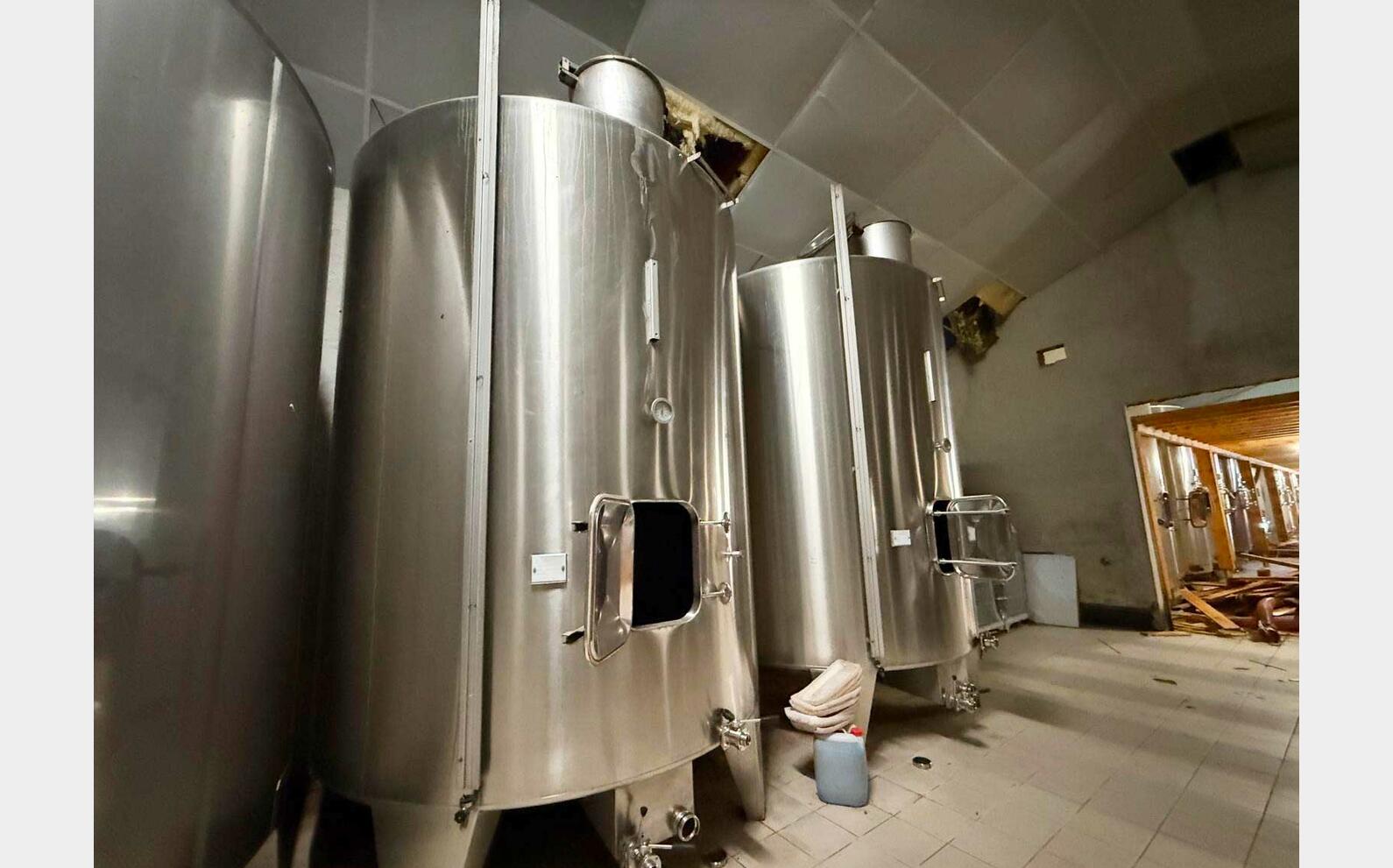 Cuve inox - Fond conique sur pieds 155 HL (15 500 litres) LEJEUNE