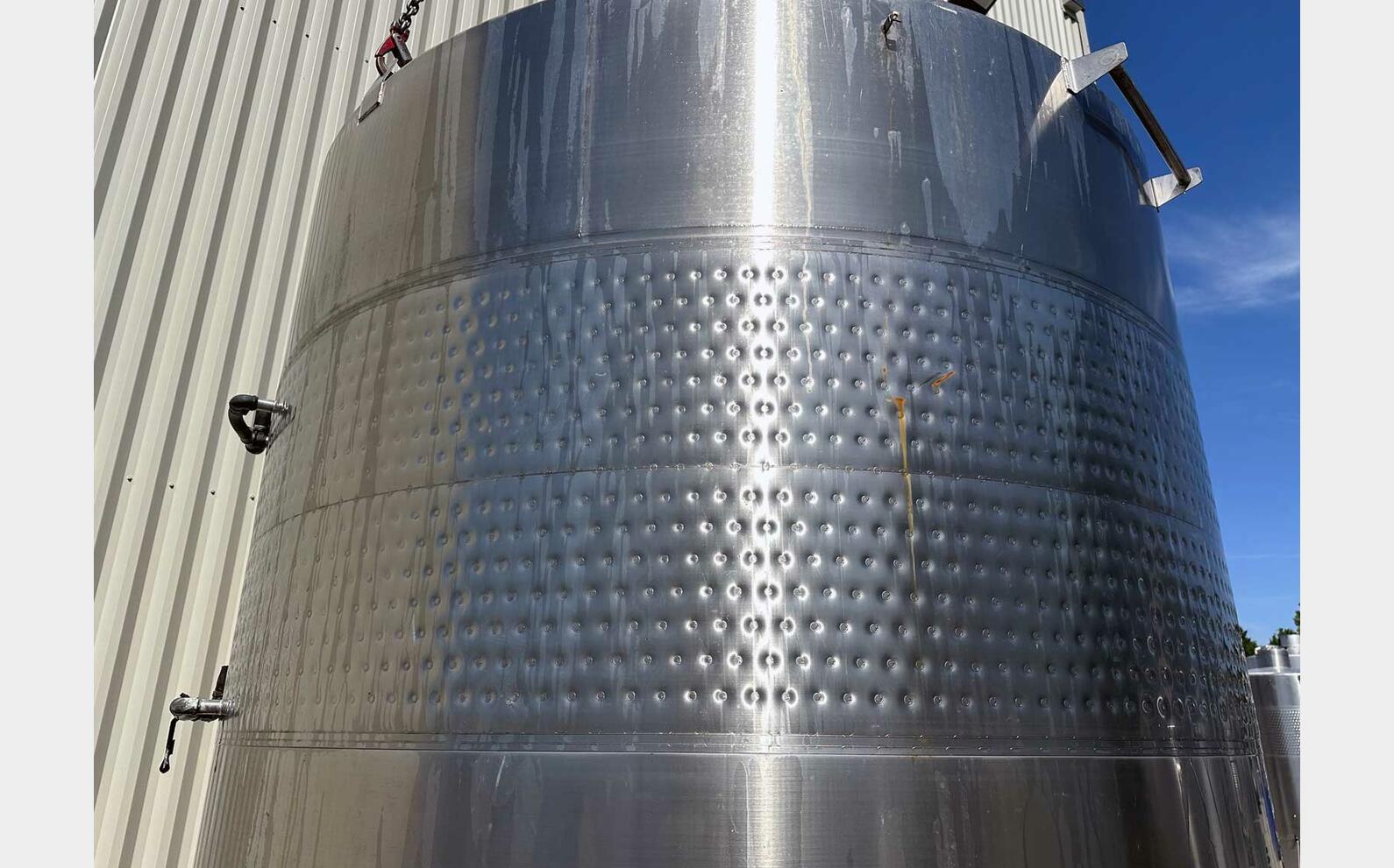 Cuve inox 316 thermor&eacute;gul&eacute;e 105 HL (10 500 litres) CUVERIE DE FRANCE