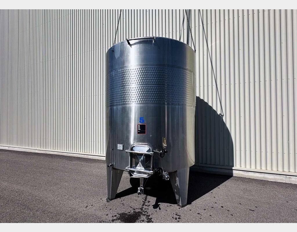 Cuve inox 316 thermor&eacute;gul&eacute;e 105 HL (10 500 litres) CUVERIE DE FRANCE