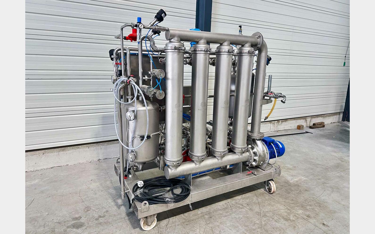Filtre tangentiel &agrave; membranes 40hls/heure TMCI Padovan