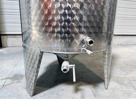 Cuve inox 304 fond conique sur pieds 5.25 HL (525 litres) SPEIDEL