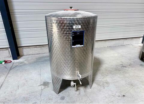 Cuve inox 304 fond conique sur pieds 5.25 HL (525 litres) SPEIDEL