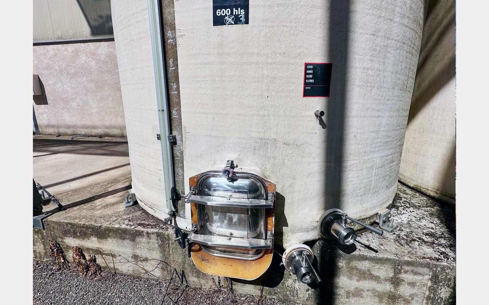 Flat-bottomed fibreglass tank 600 HL (60,000 litres) GIMAR