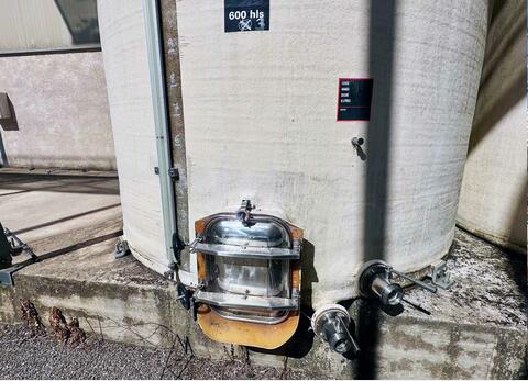 Flat-bottomed fibreglass tank 600 HL (60,000 litres) GIMAR