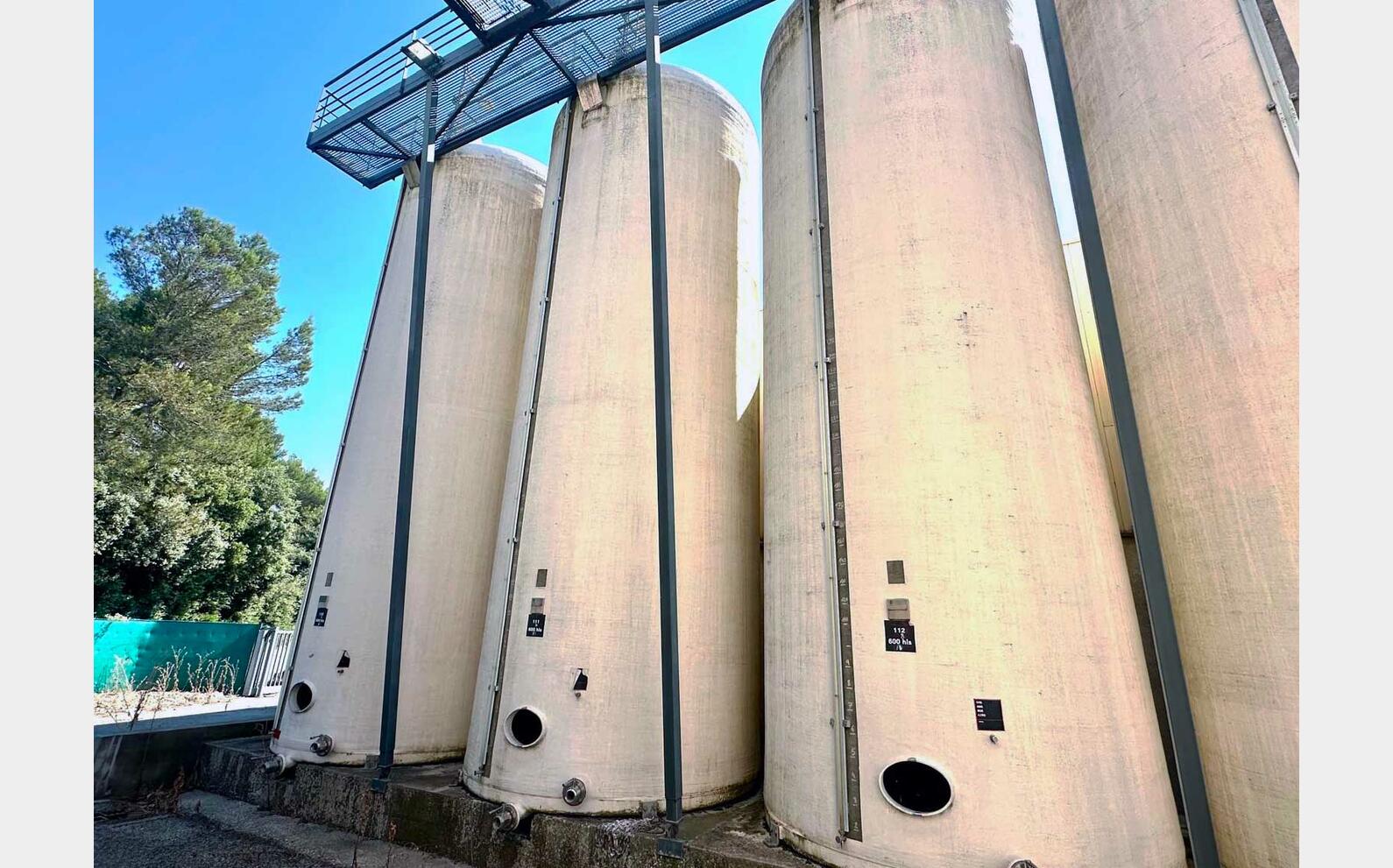 Flat-bottomed fibreglass tank 600 HL (60,000 litres) GIMAR