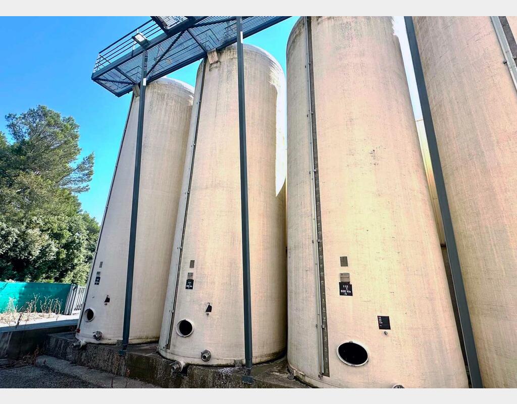 Flat-bottomed fibreglass tank 600 HL (60,000 litres) GIMAR