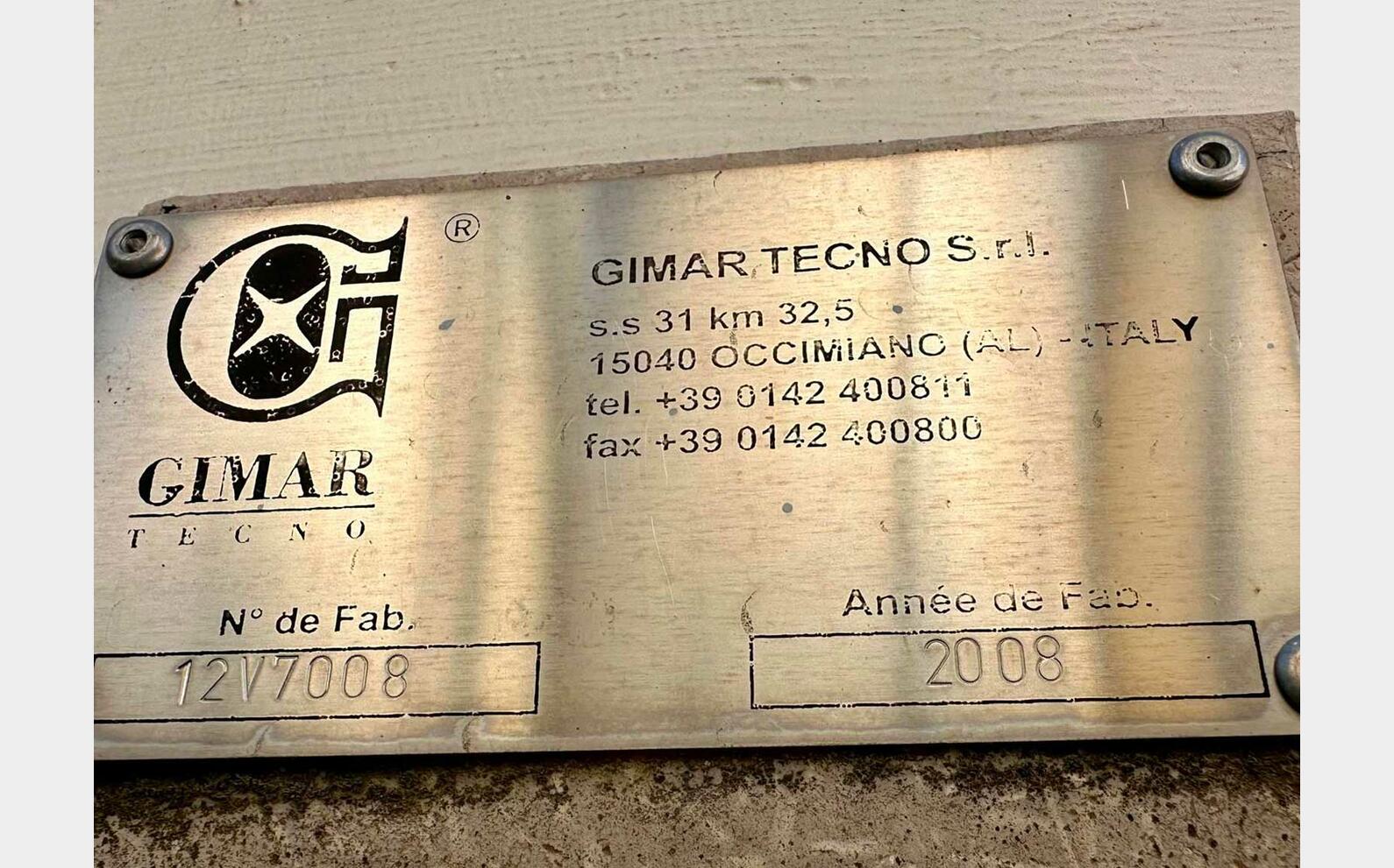 Cuve fibre de verre fond plat 600 HL (60 000 litres) GIMAR
