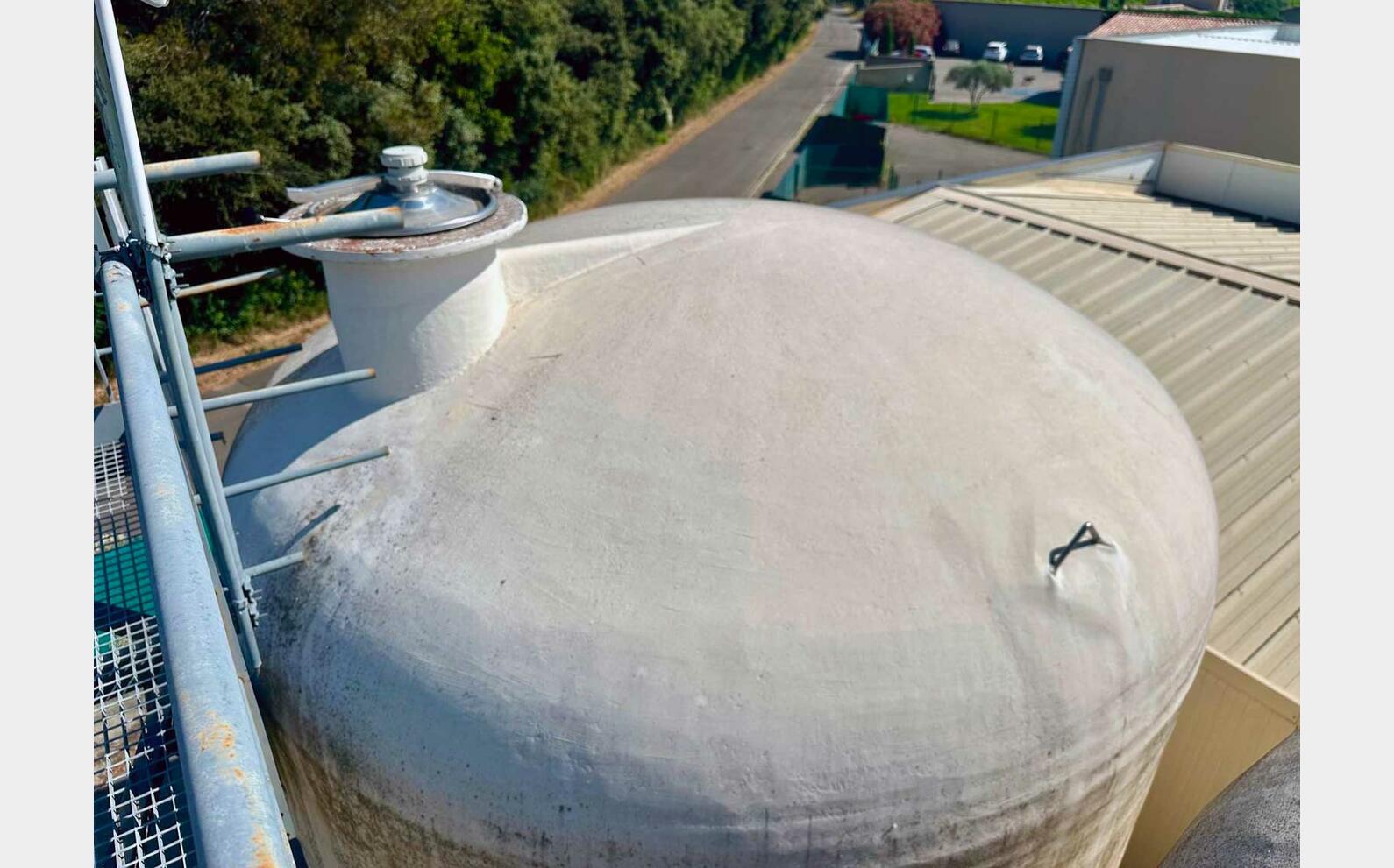 Flat-bottomed fibreglass tank 600 HL (60,000 litres) GIMAR