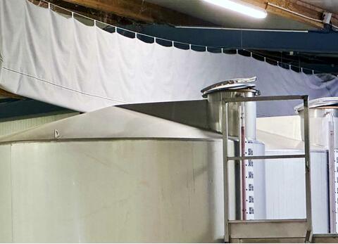 Cuve inox 304 fond plat 264 HL (26 400 litres) BRESSANE CHAUDRONNERIE