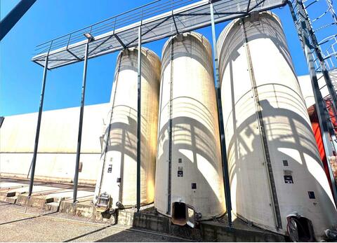 Flat-bottomed fibreglass tank 600 HL (60,000 litres) GIMAR