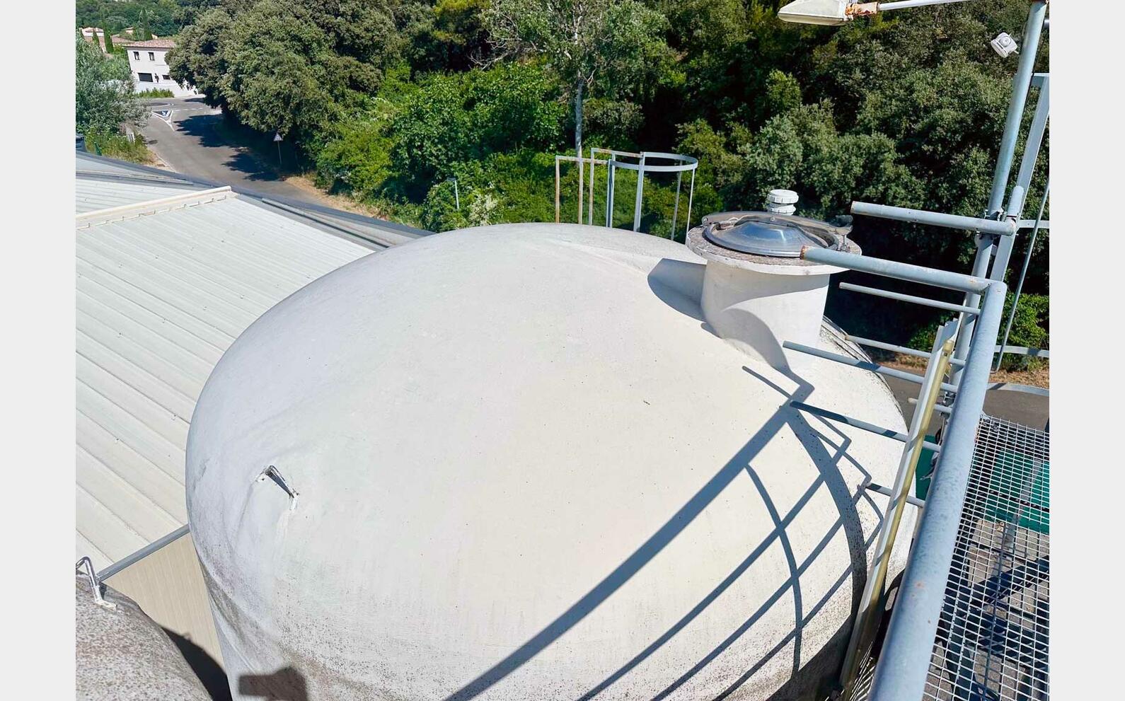 Flat-bottomed fibreglass tank 600 HL (60,000 litres) GIMAR