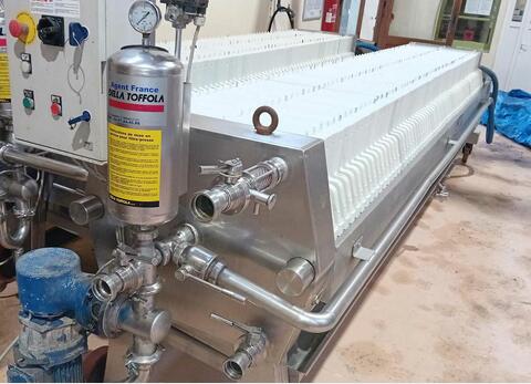 Filter press - 600 &times; 600 - 70 plates 26m2 DELLA TOFFOLA