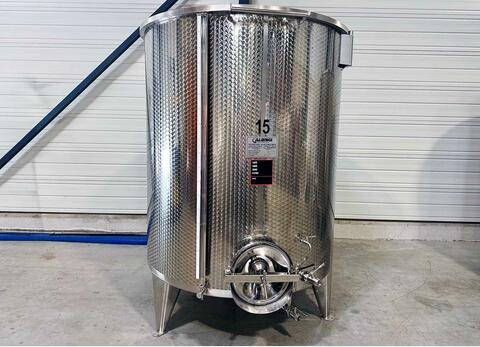 Cuve inox 304 chapeau flottant 50 HL (5 000 litres) ALBRIGI