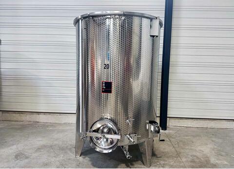 304 stainless steel tank with floating lid 40 HL (4,000 litres) ALBRIGI