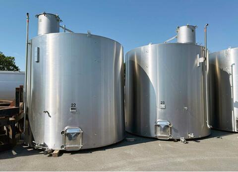 Cuve inox thermor&eacute;gul&eacute;e sur pieds 247 HL (24 700 litres) PIERRE GUERIN