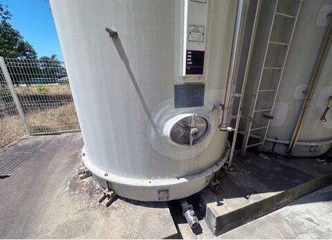 Flat-bottomed fibreglass tank 530 HL (53,000 litres) HERMEX