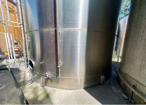 Cuve inox 304 fond plat 1500 HL (150 000 litres)