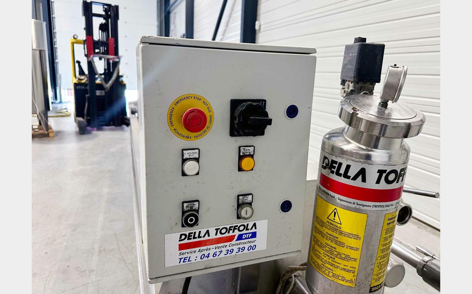 Filtre presse - 600 X 600 - 70 plaques 26m2 DELLA TOFFOLA