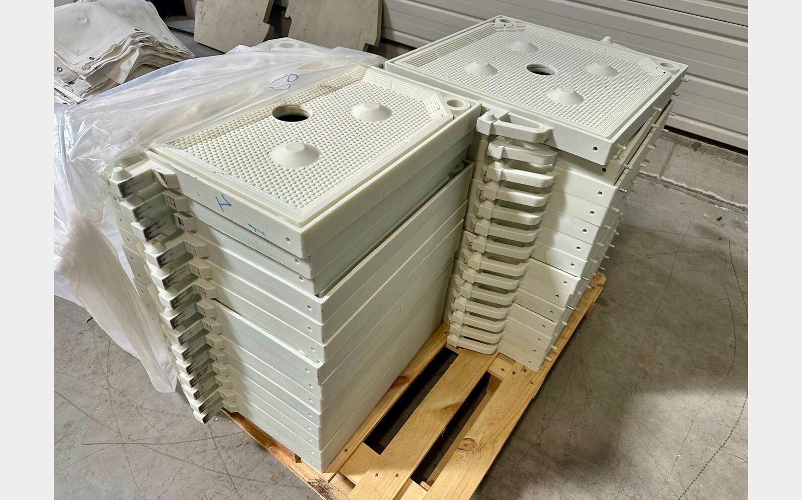 Filter press - 600 &times; 600 - 60 plates 26m2 DELLA TOFFOLA