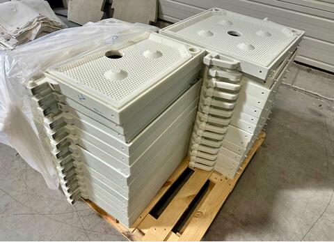Filtre presse - 600 X 600 - 60 plaques 26m2 DELLA TOFFOLA