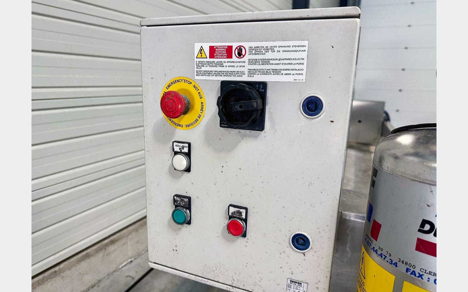Filtre presse - 600 X 600 - 60 plaques 26m2 DELLA TOFFOLA