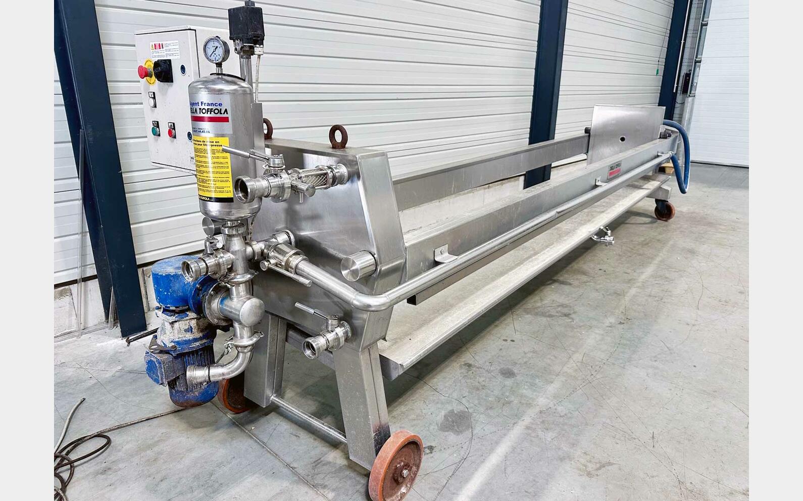 Filtre presse - 600 X 600 - 60 plaques 26m2 DELLA TOFFOLA