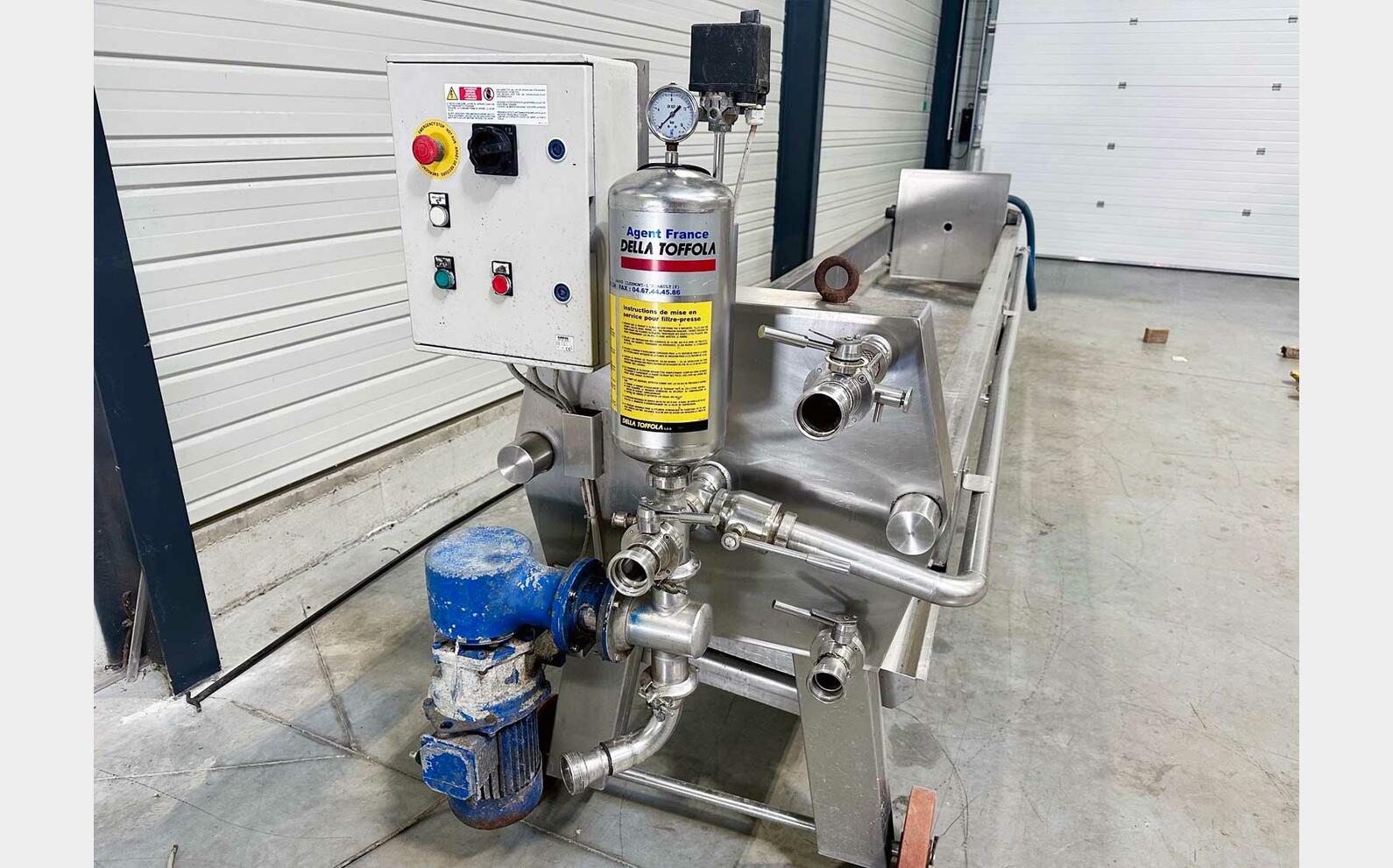 Filter press - 600 &times; 600 - 60 plates 26m2 DELLA TOFFOLA